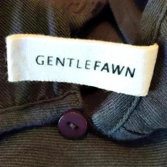 Gentlefawn sleeveless top | eyelet detail on front | Medium | Smokey Grey Blue - Picture 4 of 6